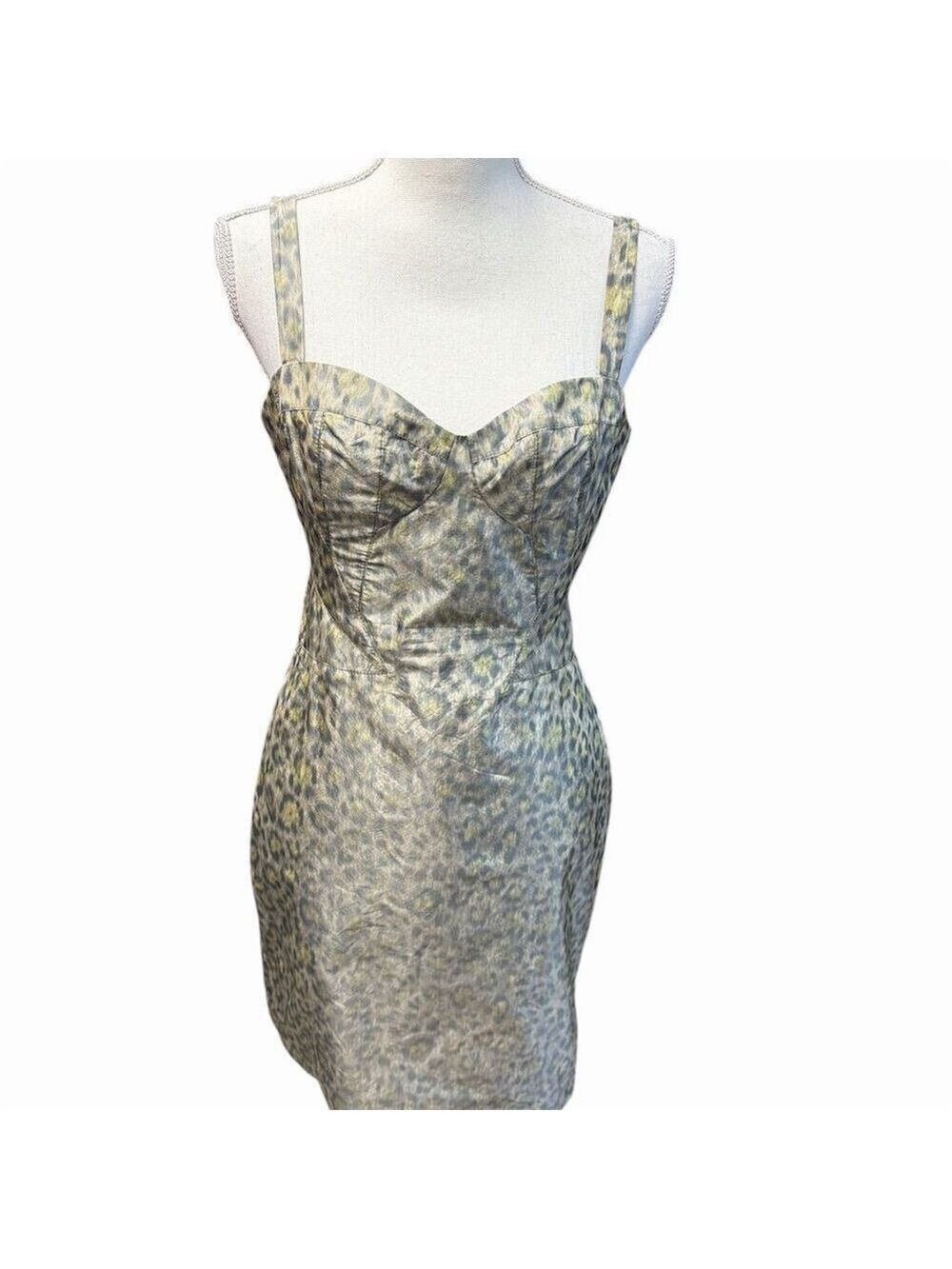 Z Spoke by Zac Posen Leopard Knee Length Cocktail Dress Size 6